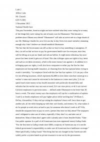 Government Essay Luke 2Jeffrey