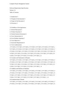 Complete Project Management Sytem
