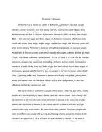 Alzheimer’s Disease