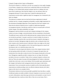 Computer Changes And Their Impact On Management
