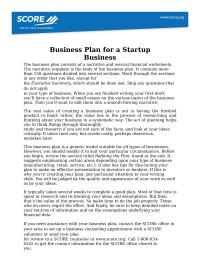 Start Up Plan