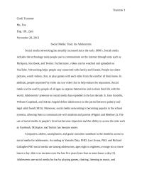 Social Media: Toxic for Adolescents