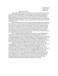 Narrative Essay Celina