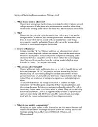 IMC Sample Brief