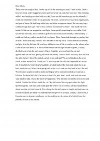 English essay Dear DiaryToday was
