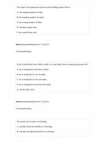 Economics 498 Quiz