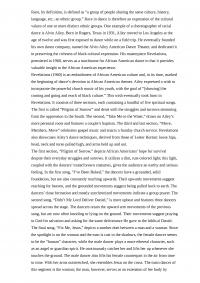 Alvin Ailey's Revelations