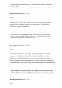 Management 540 Homework