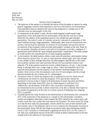 Journal Article Assignment