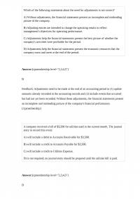 Acct 499 Which of the following
