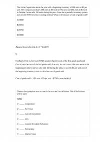 ACT 541 Final