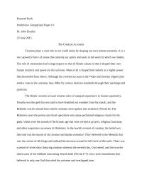 The Creation Accounts