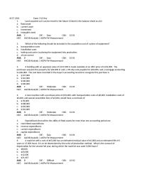 ACCT125-HK3. ACCOUNTING FOR MANAGERS Exam 3
