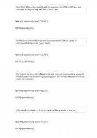 MicroEconomic 115 Test