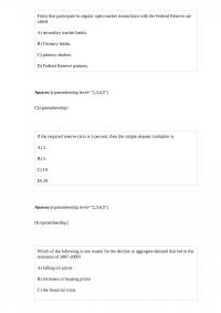 Economics 643 Quiz 1