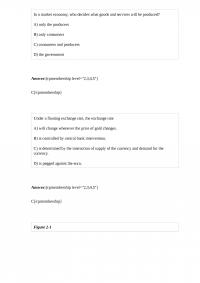 MicroEconomic 135 In a market