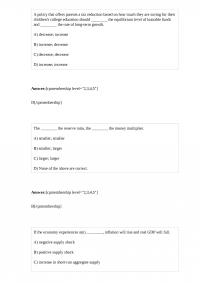 ECB 752 Quiz 2