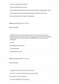 BUS 595 Quiz 3 What are earnings