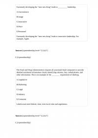 BUSMKT 119 Quiz