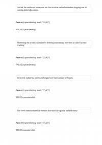 OPMT 630 Quiz 3