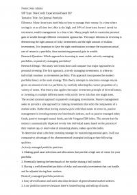 SIP Type: One-Credit Experiential-Based SIP