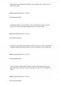 Business 873 Midterm 2