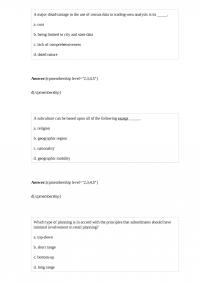 Business 615 Quiz