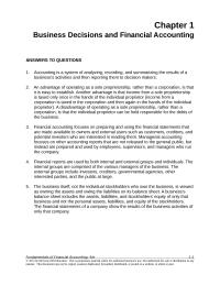 Fundamentals Of Financial Accounting Chapter 1