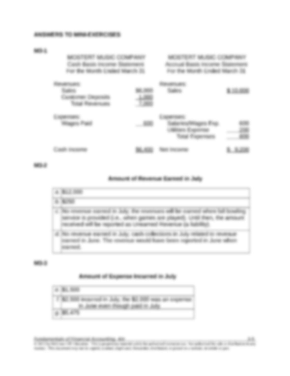 financial accounting chapter 3 homework solutions