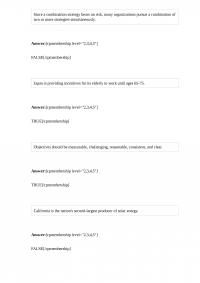 Management 273 Midterm