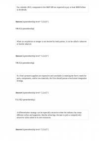 BUA 601 Test 1