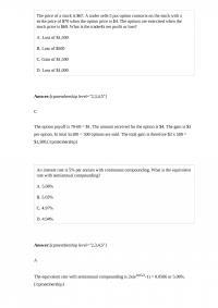 FIN 179 Quiz 1