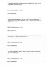 Management 833 Quiz 1