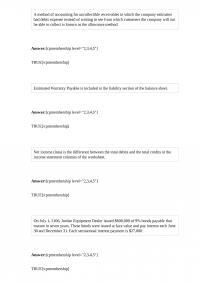 Fin 805 Quiz 1 A method of