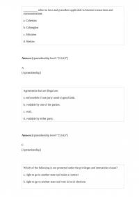 LAW 360 Test 1