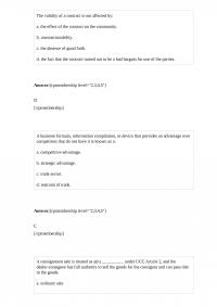 LAW 538 Test 1