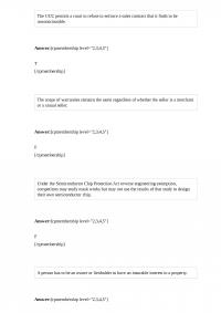 JD 689 Quiz 2