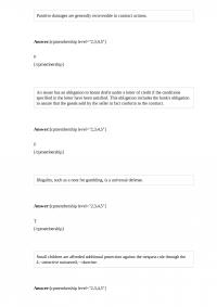 LAW 688 Test 2
