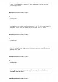 LAW 398 Quiz 1