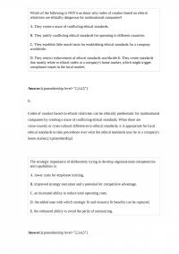 Business 736 Quiz 1