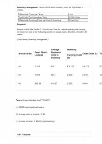 Acct 317 Quiz