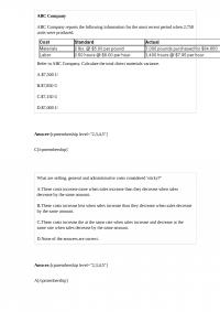 Accounting 710 Quiz 2