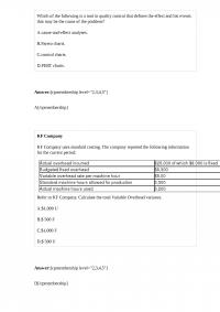 Accounting 162 Quiz 3