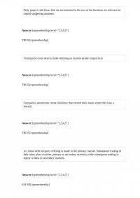 FC 471 Quiz