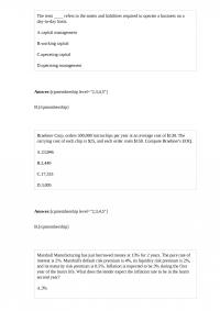 FC 464 Midterm 2
