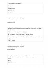 FIN 526 Homework