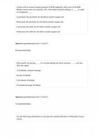 FIN 796 Quiz 1