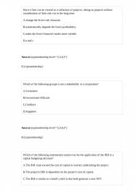 FIN 453 Test 2