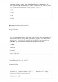 FIN 607 Midterm 2