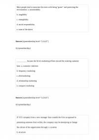 MKT 630 Quiz 2